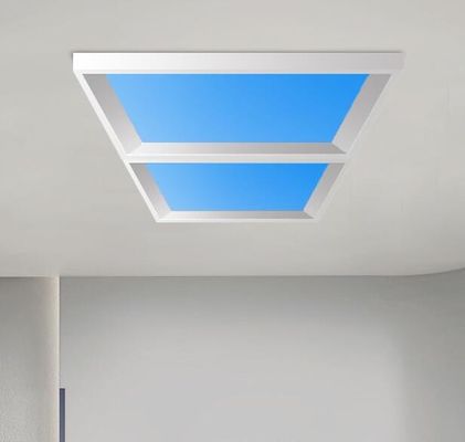 Innenoberflächen-Deckenlampen-Panel LED Blaue Himmelsleuchte Quadrat künstliche Oberflächenleuchte 60x120 für Dekorationsbeleuchtung