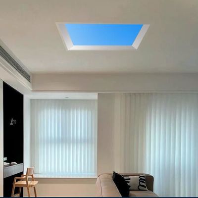 Innenoberflächen-Deckenlampen-Panel LED Blaue Himmelsleuchte Quadrat künstliche Oberflächenleuchte 60x120 für Dekorationsbeleuchtung