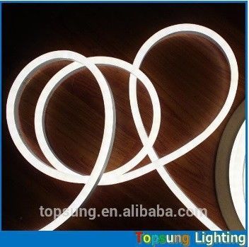 8x16mm High Lumen Neon String Lichter Weiße PVC-Basiskante