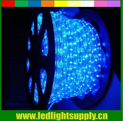 Blaue wasserdichte LED-Streifenleuchten 2 Draht LED Weihnachtsseillicht