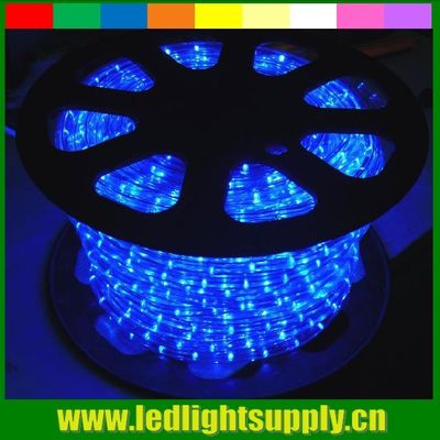 Blaue wasserdichte LED-Streifenleuchten 2 Draht LED Weihnachtsseillicht