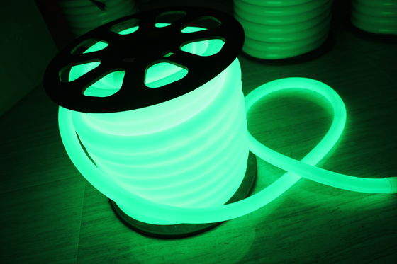 neues Design 24V IP67 wasserdicht grün 100LEDs/m 360 Runde Neon-Flex-Leuchten