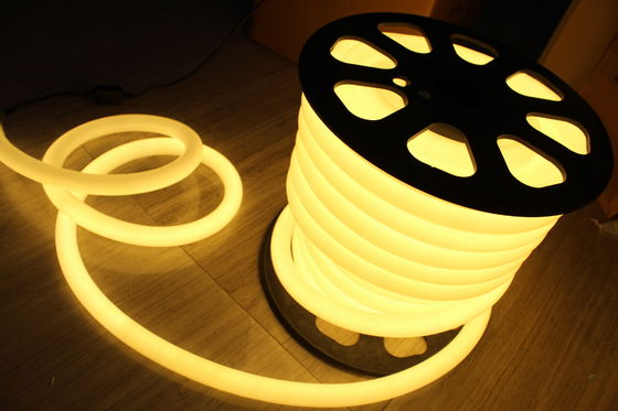 Energieeinsparung 110V warmes weißes LED-Neon-Flexlicht 360 Runde 25m Spul für Haus