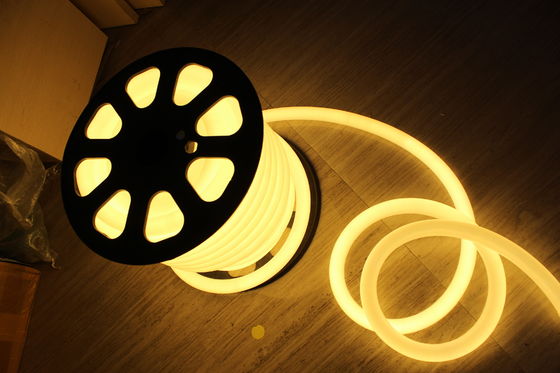 Energieeffizienz 24V 25mm 360 Grad rundes warmes weißes IP67 LED Neon-Flex-Lichtband