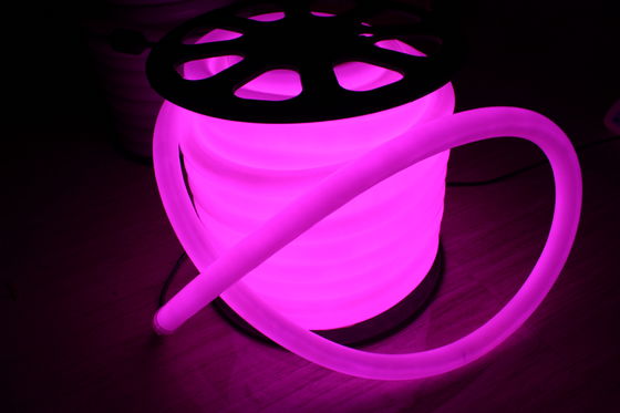 24V Bestpreis 360 Grad rund lila 25mm Neon-Flex-Leuchten für Dekoration
