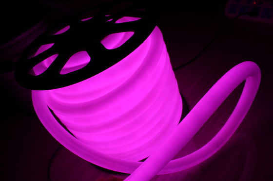 24V Bestpreis 360 Grad rund lila 25mm Neon-Flex-Leuchten für Dekoration