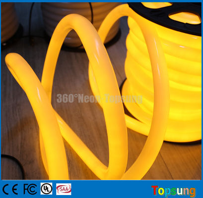 25M-Spulen 12V gelb rund 360° LED Neon-Flex für den Raum