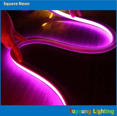 Neues rosa Quadratlicht mit LED-Neon-Flexlicht für den Raum