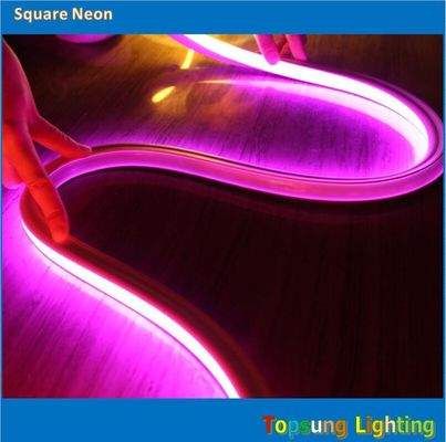Neues rosa Quadratlicht mit LED-Neon-Flexlicht für den Raum