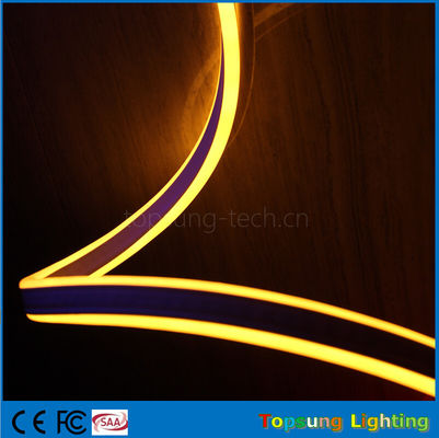 Schöner 230-Volt-Doppelseitige gelbe LED-Neon-Flexibilität für den Außenbereich