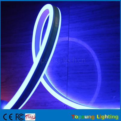 Großverkauf 230 V zweiseitiges blaues LED-Neon-Flexibilitätsband für Gebäude