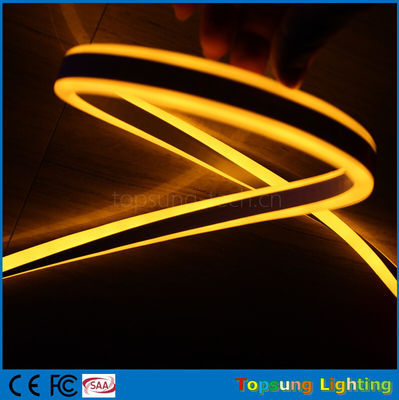 110-Volt-Doppelseitige gelbe LED-Neon-Flexibilität für den Außenbereich
