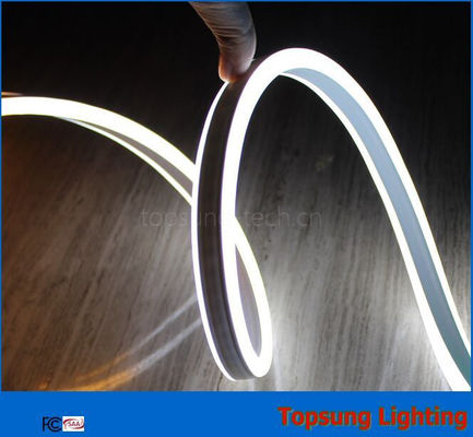 Heissverkauf Neonlicht 24V doppelseitige Weiß LED Neon flexibles Seil für Dekoration