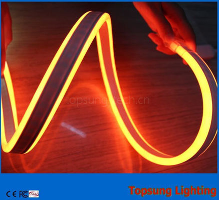 Erstaunlich helles 24V doppelseitiges orangefarbenes LED-Neon-Flexible mit hoher Qualität