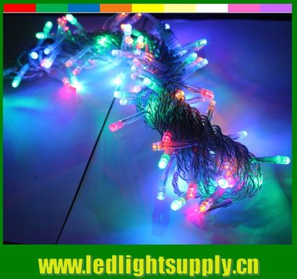 2016 neue RGB Farbänderung LED Weihnachtsvorhänge Lichter 24V 100 LED
