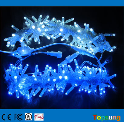 10m blaues Funkeln LED Weihnachtsdekorationsstringlichter + Controller 100 Glühbirnen