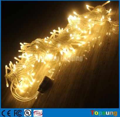 24 Volt Gleichstrom 20m warme weiße 200 LED-Fee-Lichter LED Hochzeitsdekoration