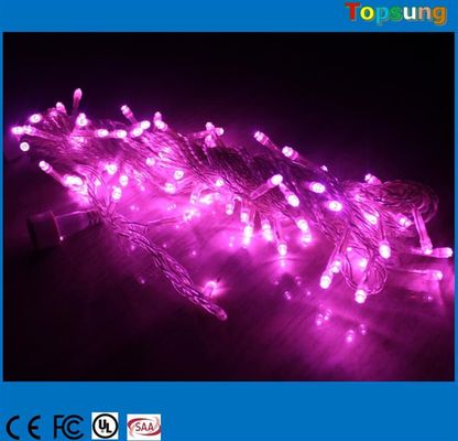 Dauerhafte lila Weihnachtslampen 24V 10Meter
