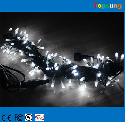 120 V klare weiße LED-Stringbeleuchtung für Hochzeits- und Hochzeitsschmuck