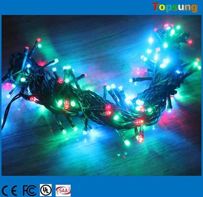 10m Anschluss Anti-Kälte 5mm Farbänderung Outdoor Weihnachten LED-String-Leuchten