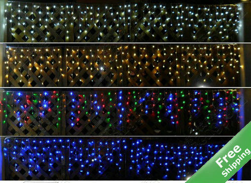 Großverkauf 110V Weihnachtsleuchten wasserdichte LED-Solarstrangleuchten Außenleuchten für Gebäude