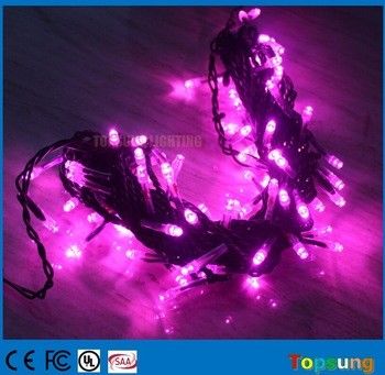 120V Pink 100 LED Weihnachtsdekoration Lichter Funkeln Feenstring