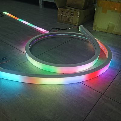 RGB Pixel LED Neon Dmx512 RGB Streifen Leinwand LED dmx Neon flex Neon Seil 24v Cuttableneonflex Lichtstreifen