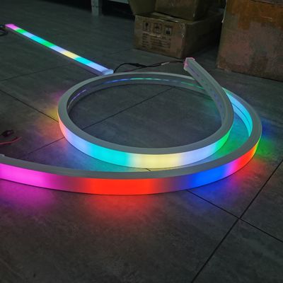 RGB Pixel LED Neon Dmx512 RGB Streifen Leinwand LED dmx Neon flex Neon Seil 24v Cuttableneonflex Lichtstreifen