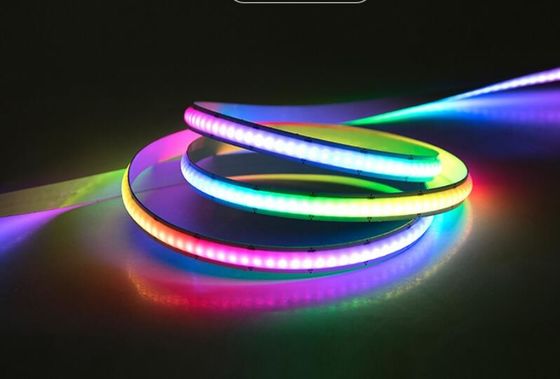 LED-Streifenlicht DMX flexibler digitaler WS2812B-Pixel-RGB-Rohrlicht ip67 ip68 Seitenansicht Lichtstreifen
