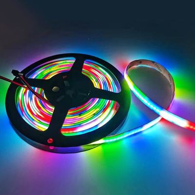 Farbenfrohe magische COB RGB LED-Streifen Pixel 12V intelligente hohe Dichte 720 LED/m digitale COB-Streifen Lichter