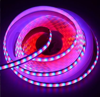 Farbenfrohe magische COB RGB LED-Streifen Pixel 12V intelligente hohe Dichte 720 LED/m digitale COB-Streifen Lichter