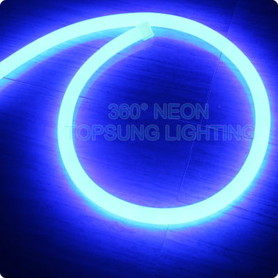 Blaue Farbe Mini rundes Neon-Flex mit 360-Grad-Strahllicht 12V SMD2835