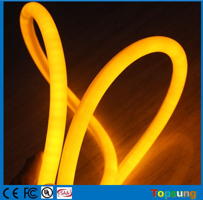 12V flexibles Neon-LED-Licht IP67 360 Grad rundes Seil Weihnachtslicht gelb