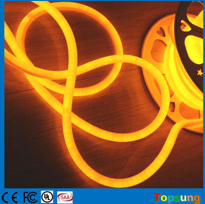 12V flexibles Neon-LED-Licht IP67 360 Grad rundes Seil Weihnachtslicht gelb
