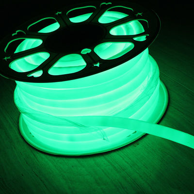 12V IP67 rund geleitet Neon flex 16mm Mini 360 Grad grünes Seil Licht Weichrohr