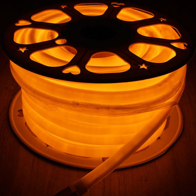 110V LED Neonseil 16mm Durchmesser 360 Grad rund Neon flex IP67 Außen Dekoration Beleuchtung Orange