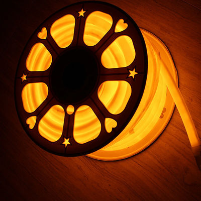 110V LED Neonseil 16mm Durchmesser 360 Grad rund Neon flex IP67 Außen Dekoration Beleuchtung Orange