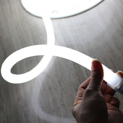 360° rundes LED-Neon-Flex 16mm Mini-Seillicht 12V weiße Farbe Neonflex Seilstreifen