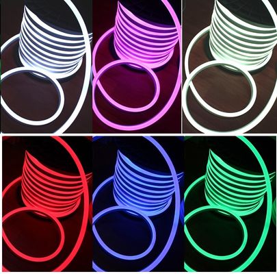 220V RGB-Full-Color-Veränderung LED Neon-Seil Flexibles PVC-Rohrlicht (14*26mm)