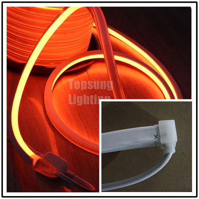 AC110v orange quadratisch flexibles LED Neonbandseillicht 16x16mm für Ladendekoration IP68