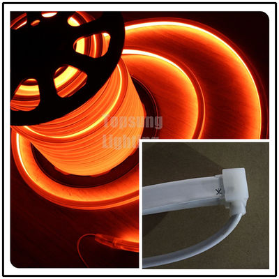 AC110v orange quadratisch flexibles LED Neonbandseillicht 16x16mm für Ladendekoration IP68