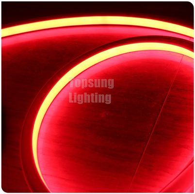 Rotlicht Dekorationsneon-Flex DC 12V LED Neon-Schild Quadratrohrlicht 16*16mm flache Abstrahloberfläche IP68