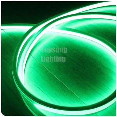 DC 12V LED Neon-Flex 16x16mm Quadrat Flachseillicht 120SMD/M grüne Außendekoration