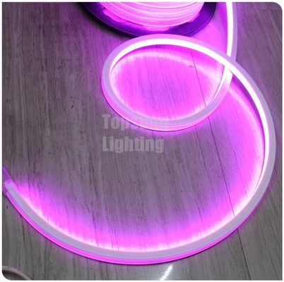 rosa Farbe DC 24V LED Neon Flex 16x16mm Quadrat Flachneon Seil IP68 Außenbeleuchtung Dekoration