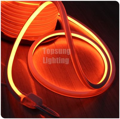 Orange LED Neon Flex DC 12V 16*16mm quadratisch flache Neonseilleuchte IP68 Außenbeleuchtung