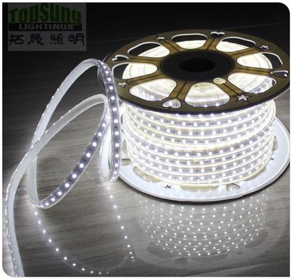 50m hohe CRI wasserdichte flexible LED-Streifenlicht 5050 smd 240VAC weiße Streifen Band
