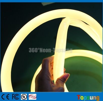 82-Fuß-Spulen 12V 360-Grad-Runde warmes weißes LED-flexibles Neon für Schilder