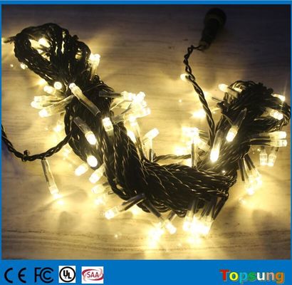 Heißer Verkauf 127V warme weiße Anschlüsse Fee String Lichter 10m Weihnachtsdekoration