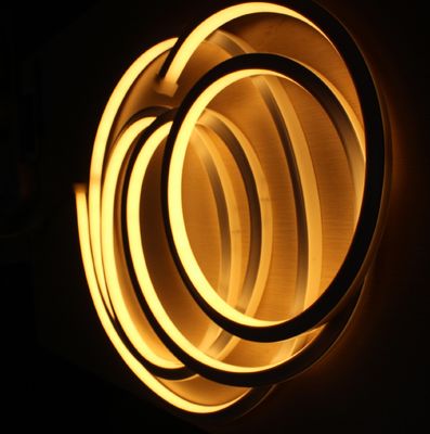 Superhell quadratische 100V gelbe Neon-LED mit CE-ROHS-Zulassung