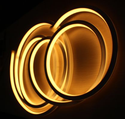 Superhell quadratische 100V gelbe Neon-LED mit CE-ROHS-Zulassung